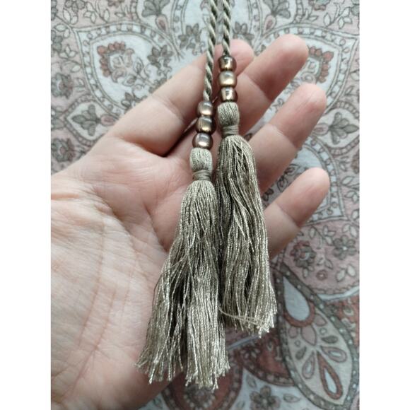 Ruby Rd. Women's Size Large Pink Boho Medallion Tassel 3/4 Sleeves Soft Top - Picture 5 of 6